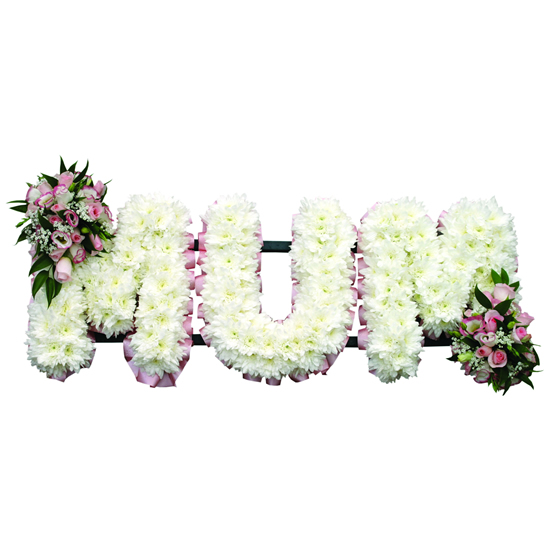 Chrysanthemum Based Lettering Lodge Brothers Funeral Directors Chrysanthemum Based Lettering Lodge Brothers Funeral Directors