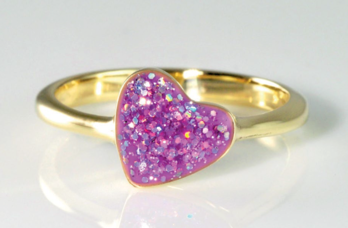 PINK HEART RING