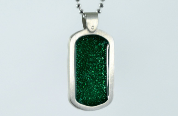 GREEN DOG TAG