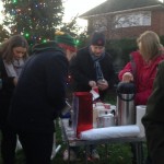 Christmas Tree Lights Switched on in Englefield Green