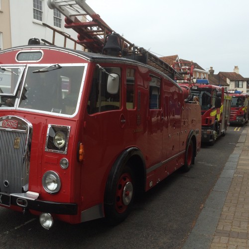 Chertsey Says Farewell to Local Fireman John Toes