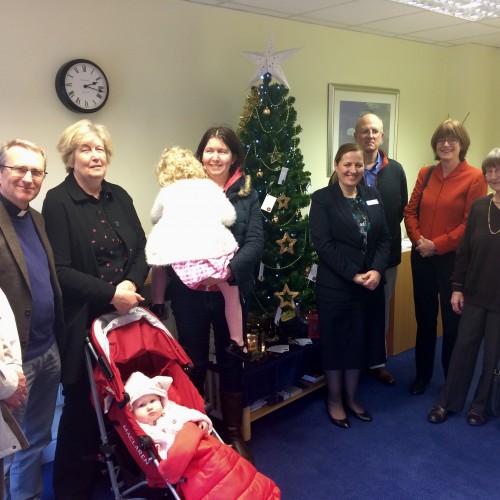 Christmas Tree Blessing at Lodge Brothers Cobham