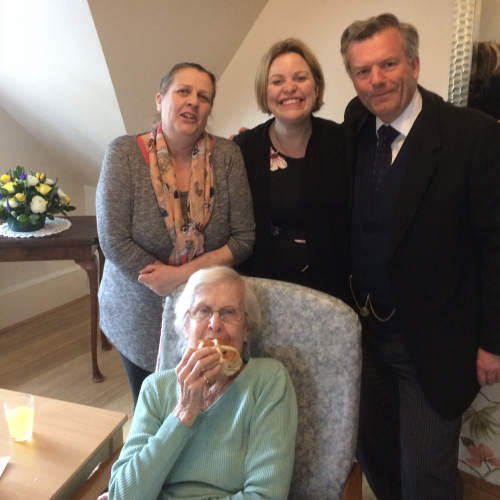 Hot Cross Buns for Dalemead Nursing Home in Twickenham Hot Cross Buns for Dalemead Nursing Home in Twickenham