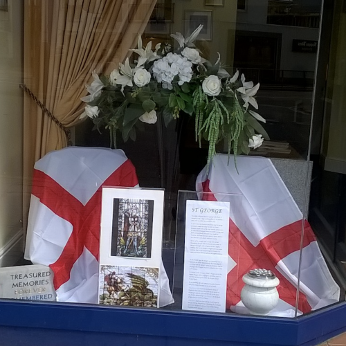 The Flag of St George Flies at Lodge Brothers Walton The Flag of St George Flies at Lodge Brothers Walton