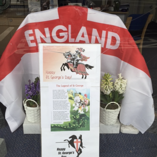 Northolt Branch St George’s Day Display