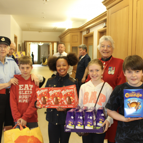 Lodge Brothers Easter Egg Donation to Royal Hospital Chelsea Lodge Brothers Easter Egg Donation to Royal Hospital Chelsea