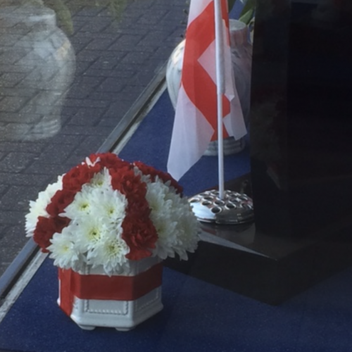 St George Cross Floral Tributes