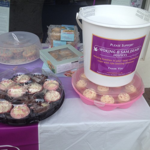 Cake Sale at Woking Branch with Proceeds to Woking & Sam Beare Hospices Cake Sale at Woking Branch with Proceeds to Woking & Sam Beare Hospices