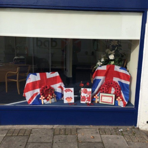 Poppies & Flags at Bedfont Branch Poppies & Flags at Bedfont Branch