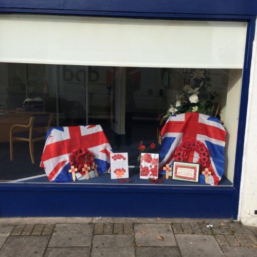 Poppies & Flags at Bedfont Branch