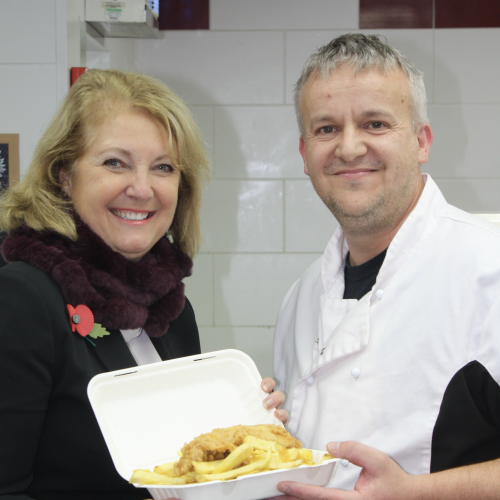 ‘Feel Good Friday’ Fish & Chip Fundraiser at Burpham Branch ‘Feel Good Friday’ Fish & Chip Fundraiser at Burpham Branch
