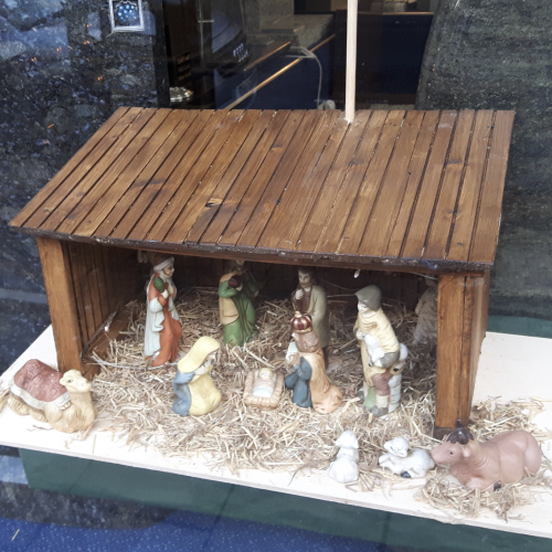 Christmas Window at Surbiton Branch