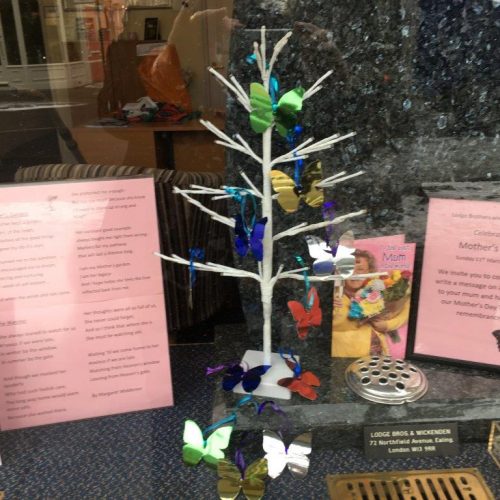 Mothers Day Remembrance Tree at Ealing Branch