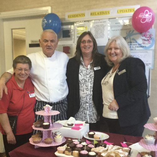 Cup Cake Fundraiser Day for Alzheimers Society