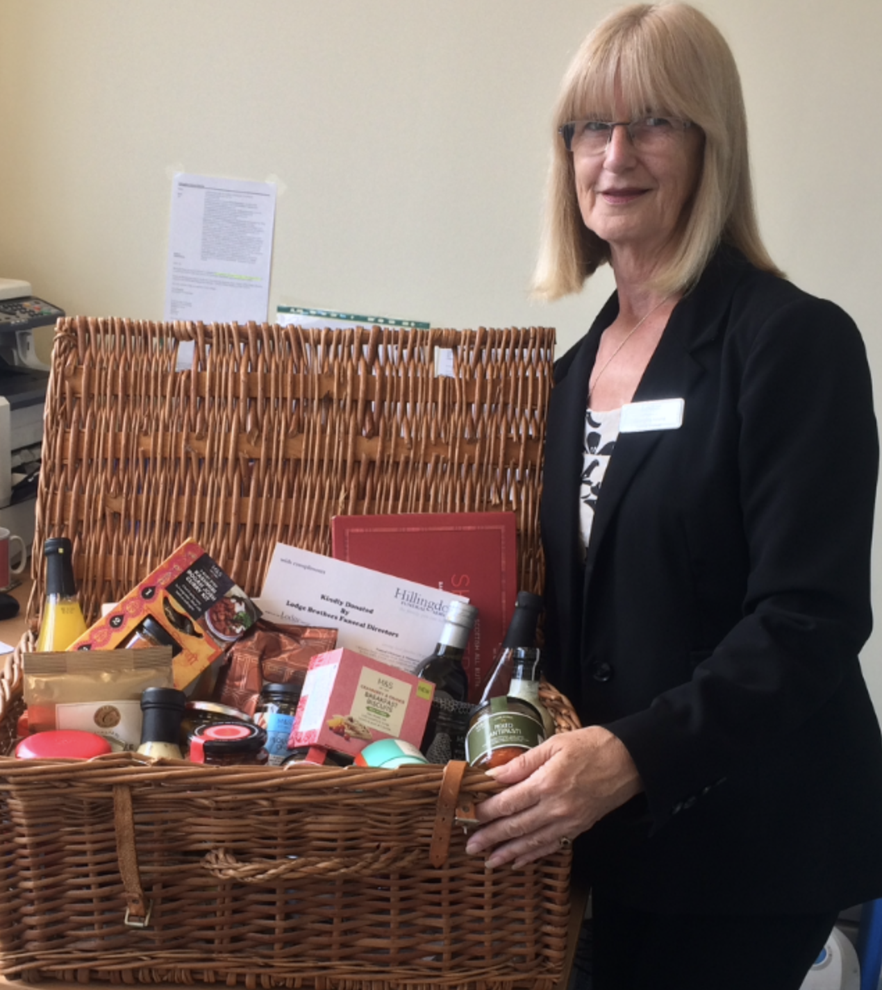 M&S Hamper Donated to Parkfield House Nursing Home