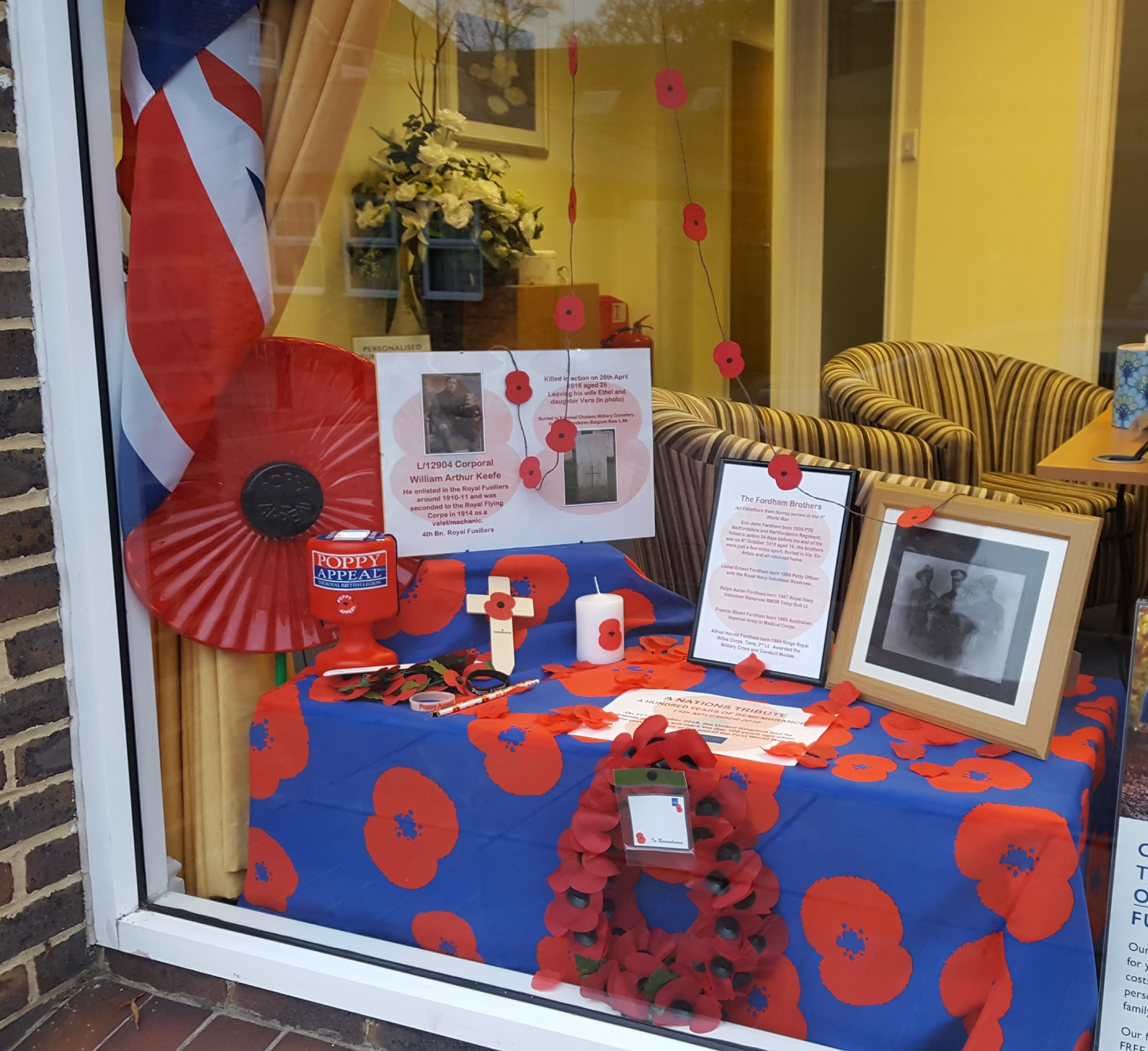 Family Servicemen Remembered at Cobham Branch Family Servicemen Remembered at Cobham Branch