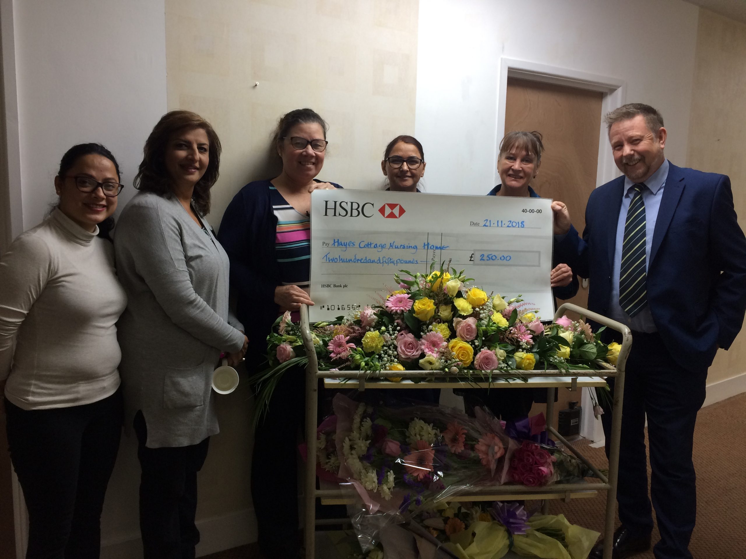Walding & Son Donate to Hayes Cottage Nursing Home