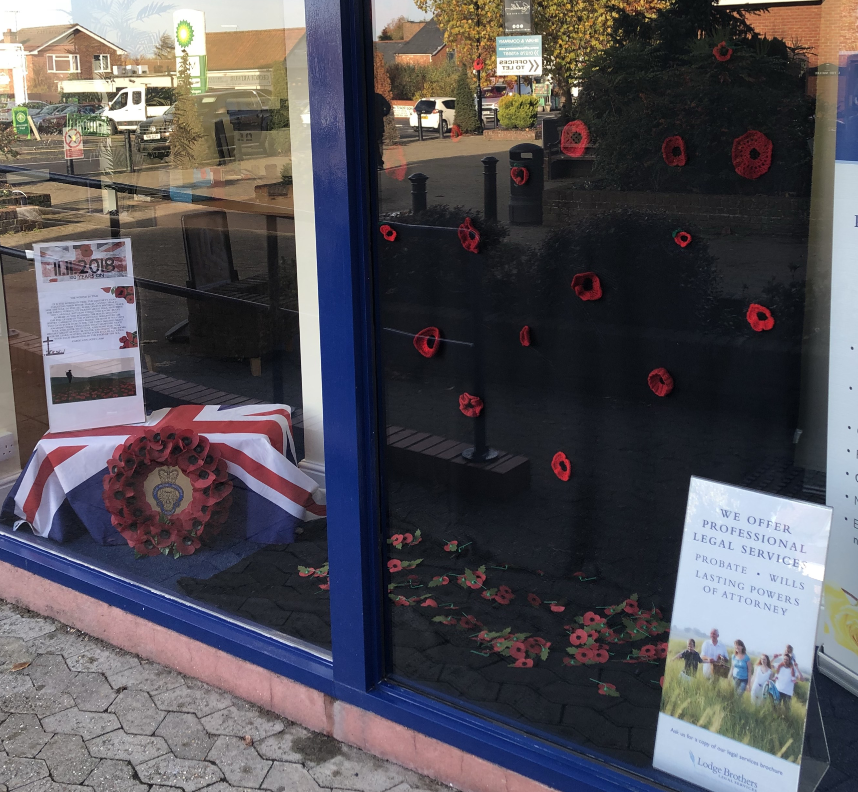 Lodge Brothers, Lightwater says: ‘Lest We Forget’