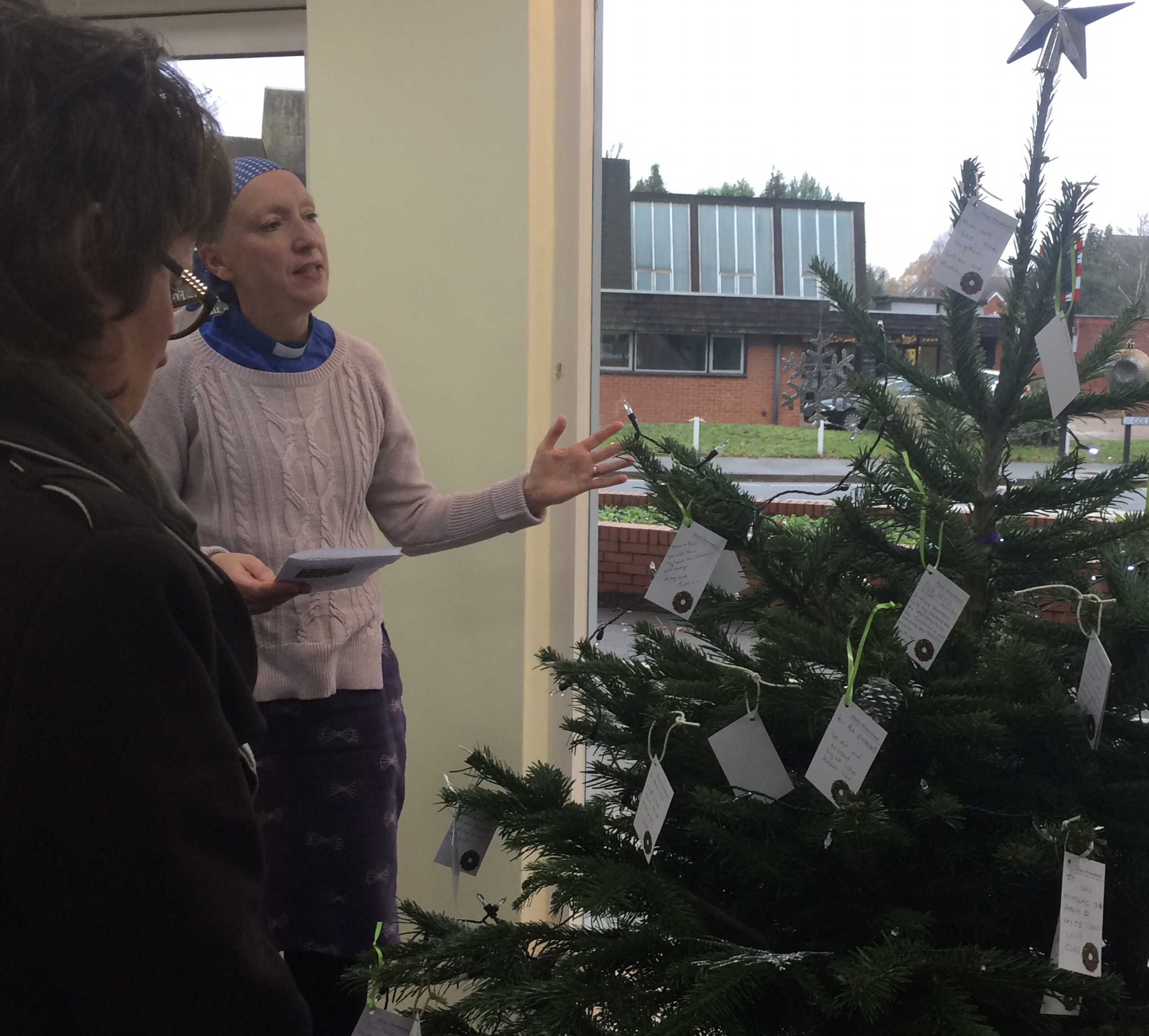 Christmas Tree Blessing at Woking Branch