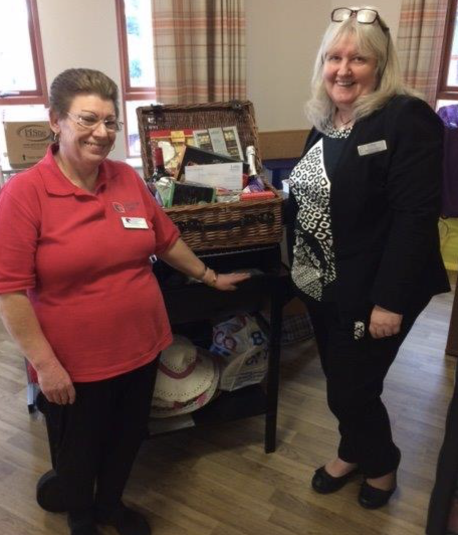 Lodge Brothers Donate Hamper for The Grange Nursing Home Christmas Fair