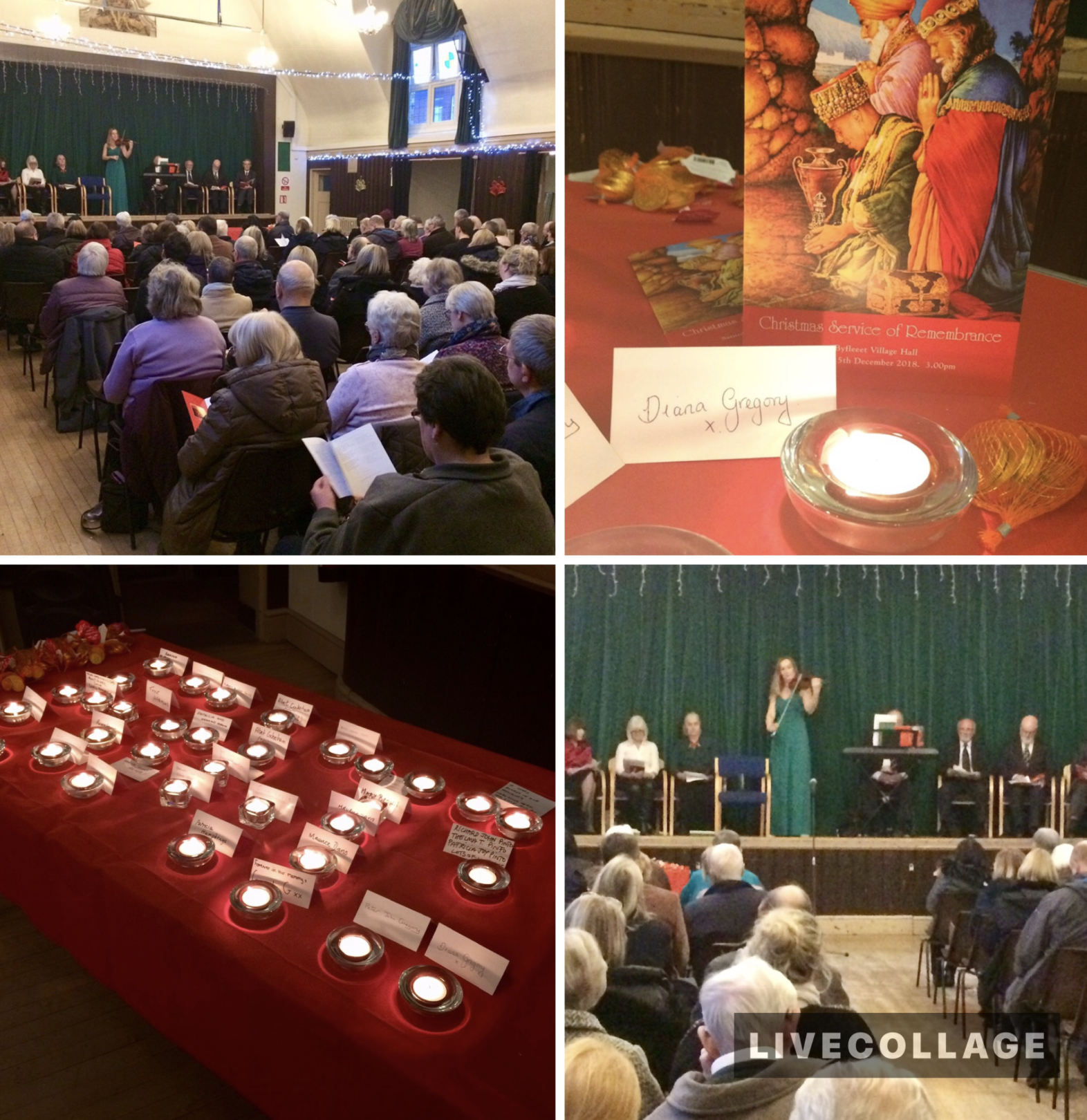 Byfleet Christmas Carol Service of Remembrance Byfleet Christmas Carol Service of Remembrance