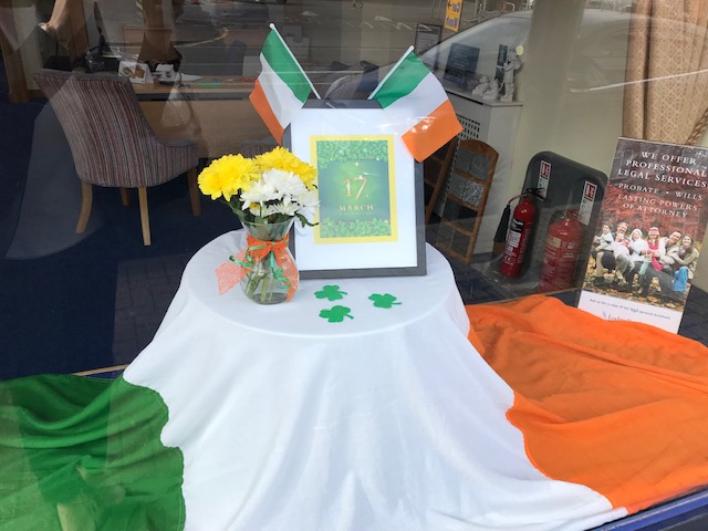 Happy St Patrick’s Day from Ashford Branch