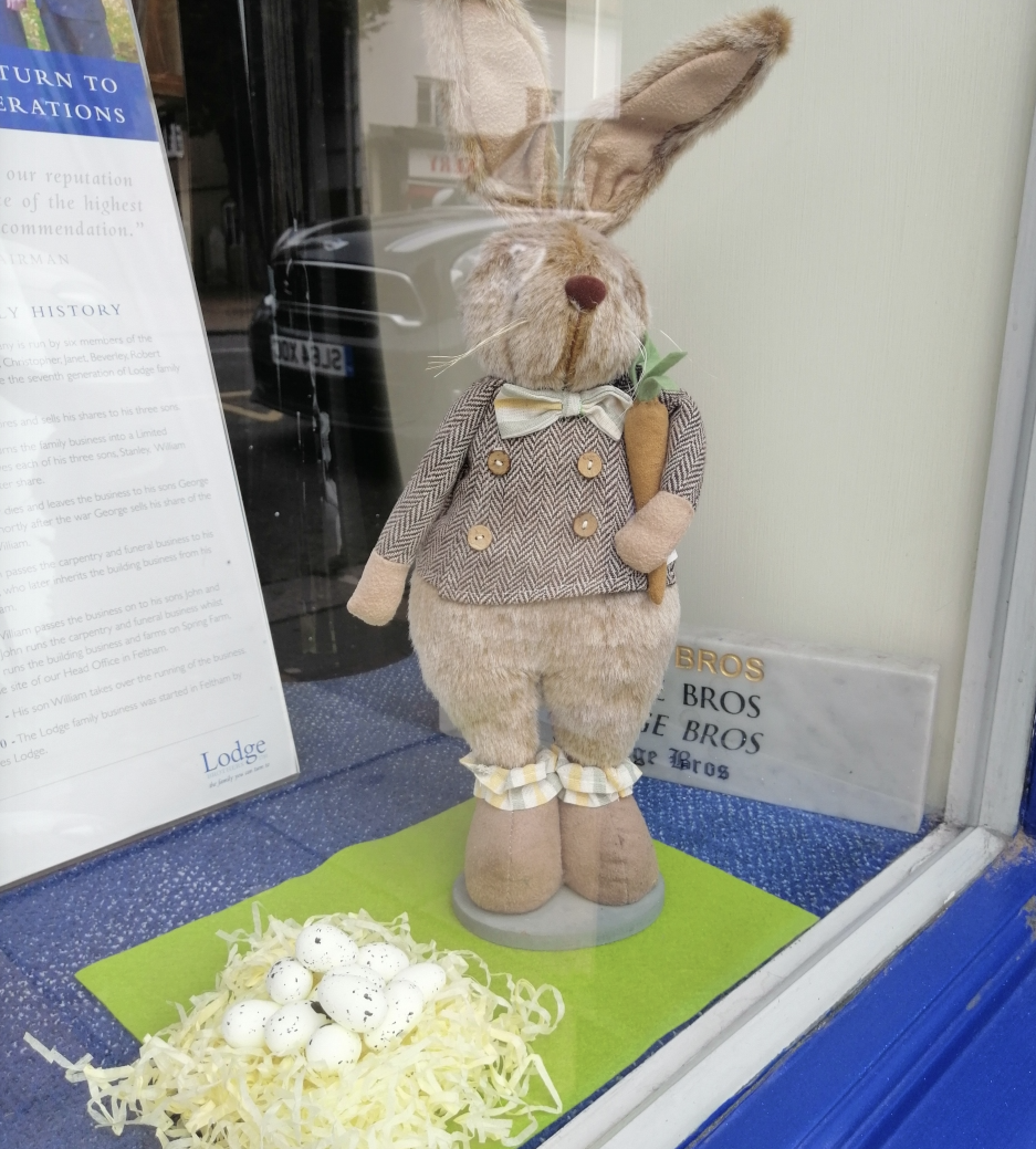 Easter Window Display at Chertsey Easter Window Display at Chertsey