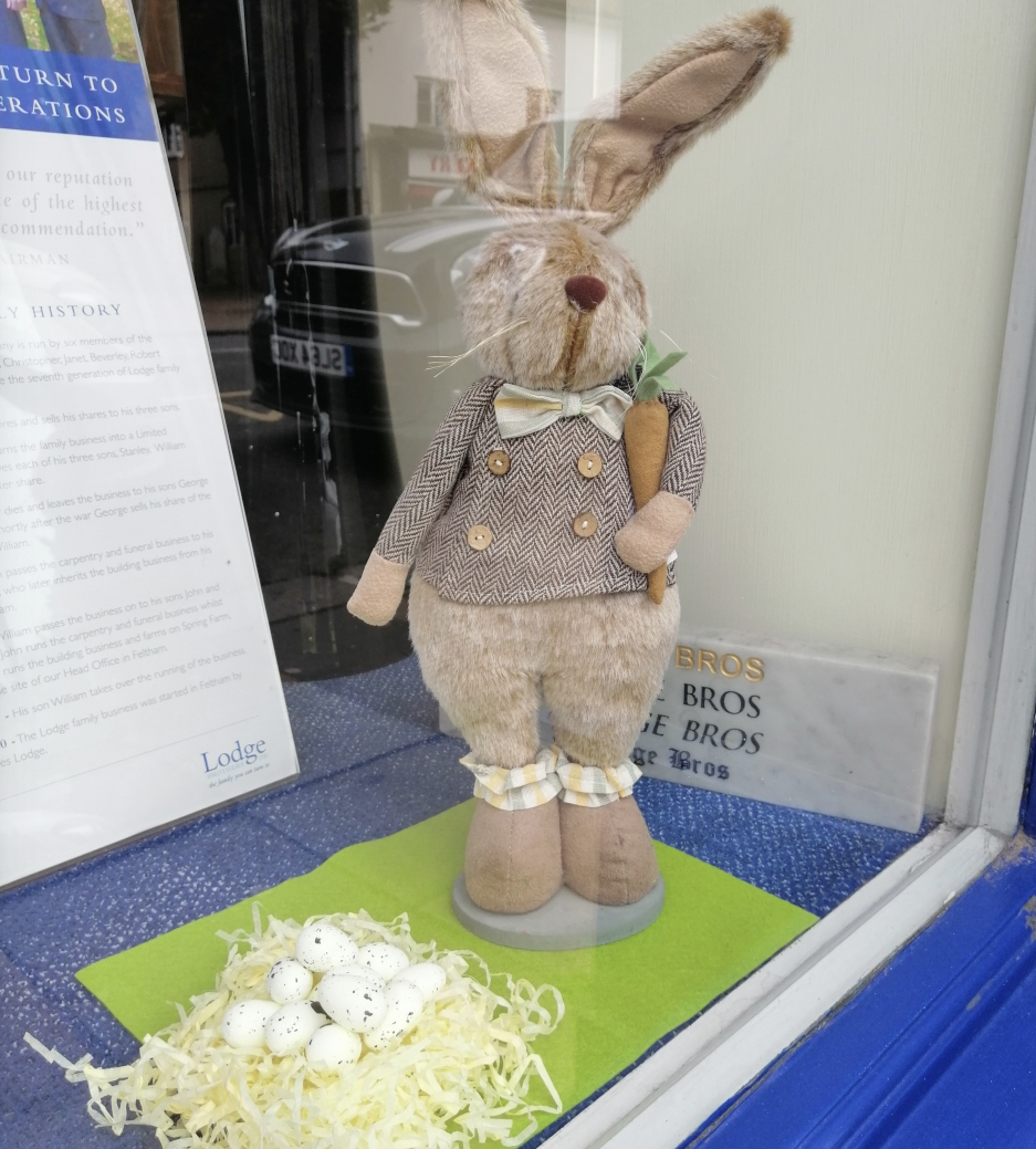 Easter Window Display at Chertsey