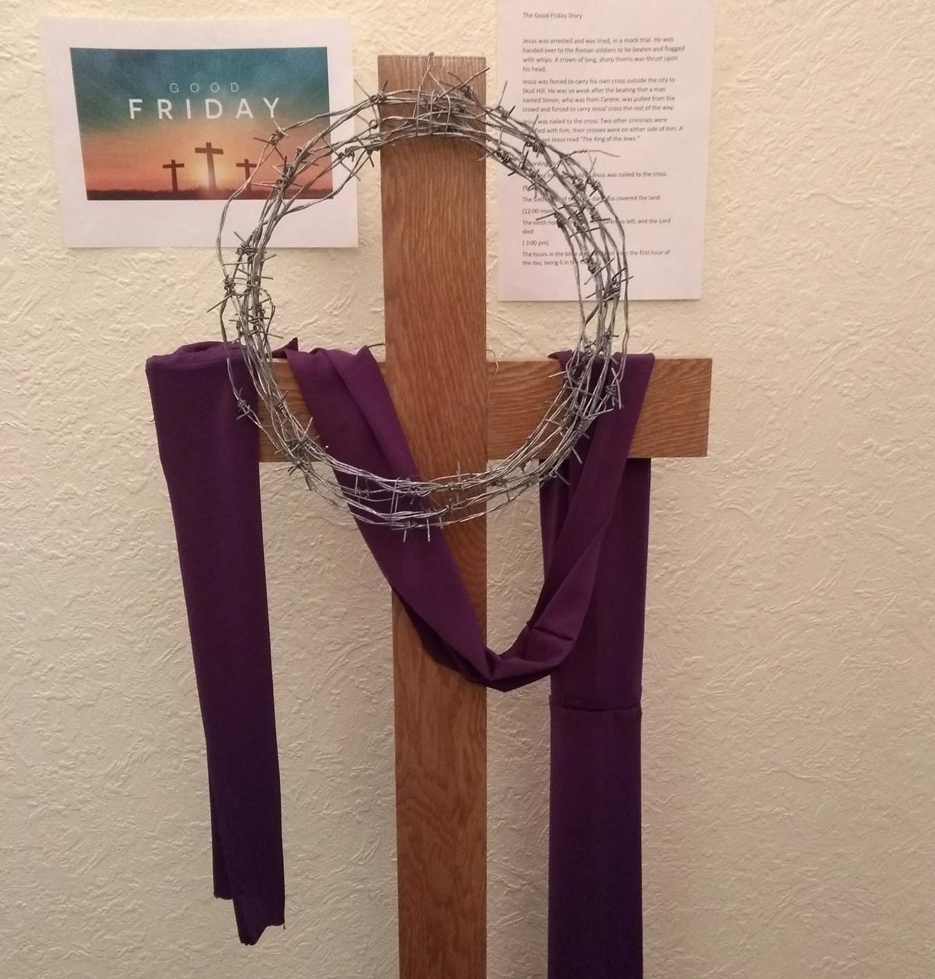 The Holy Week of Easter at Molesey Branch