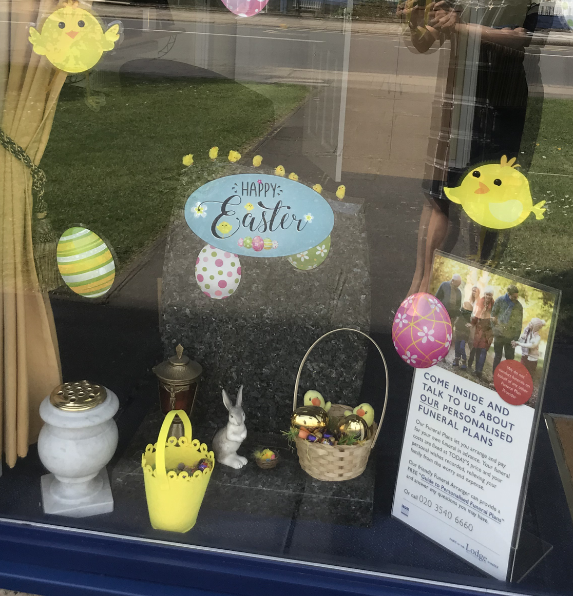 Brentford’s Easter Window Display