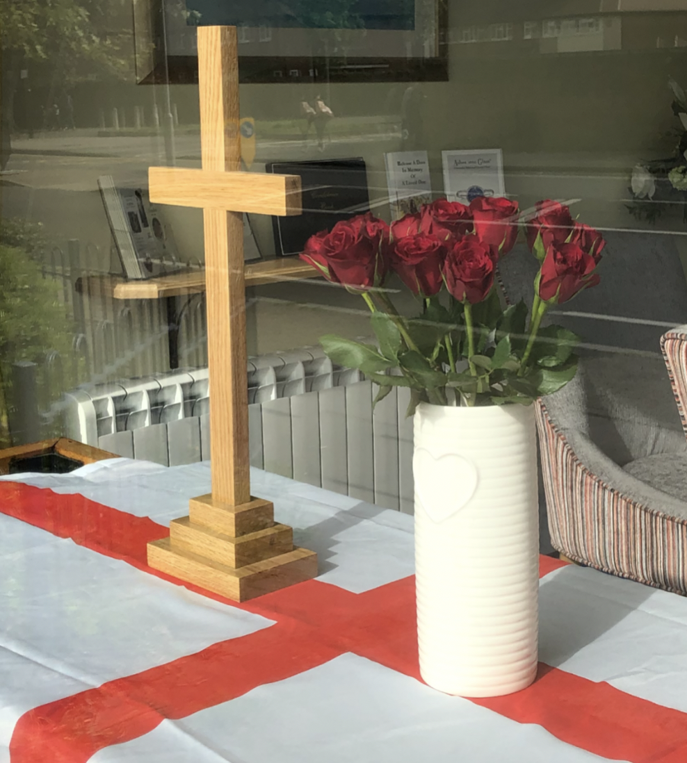 Flags & Flowers for St George Flags & Flowers for St George