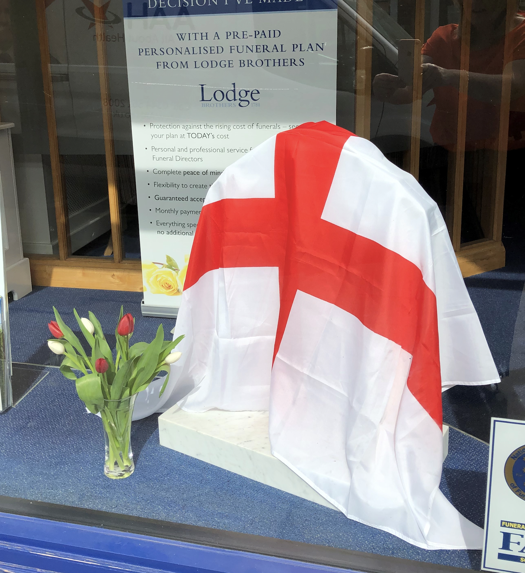 St George’s Day Window – Weybridge