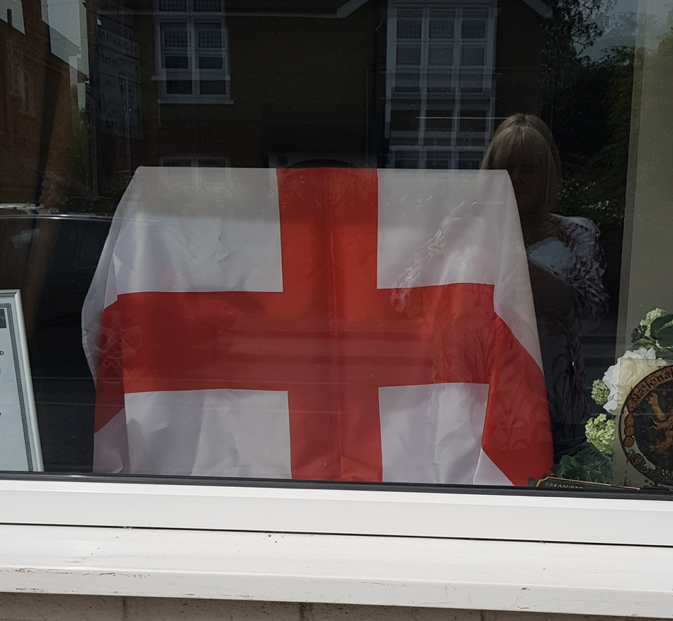 St George’s Day Window – Shepperton