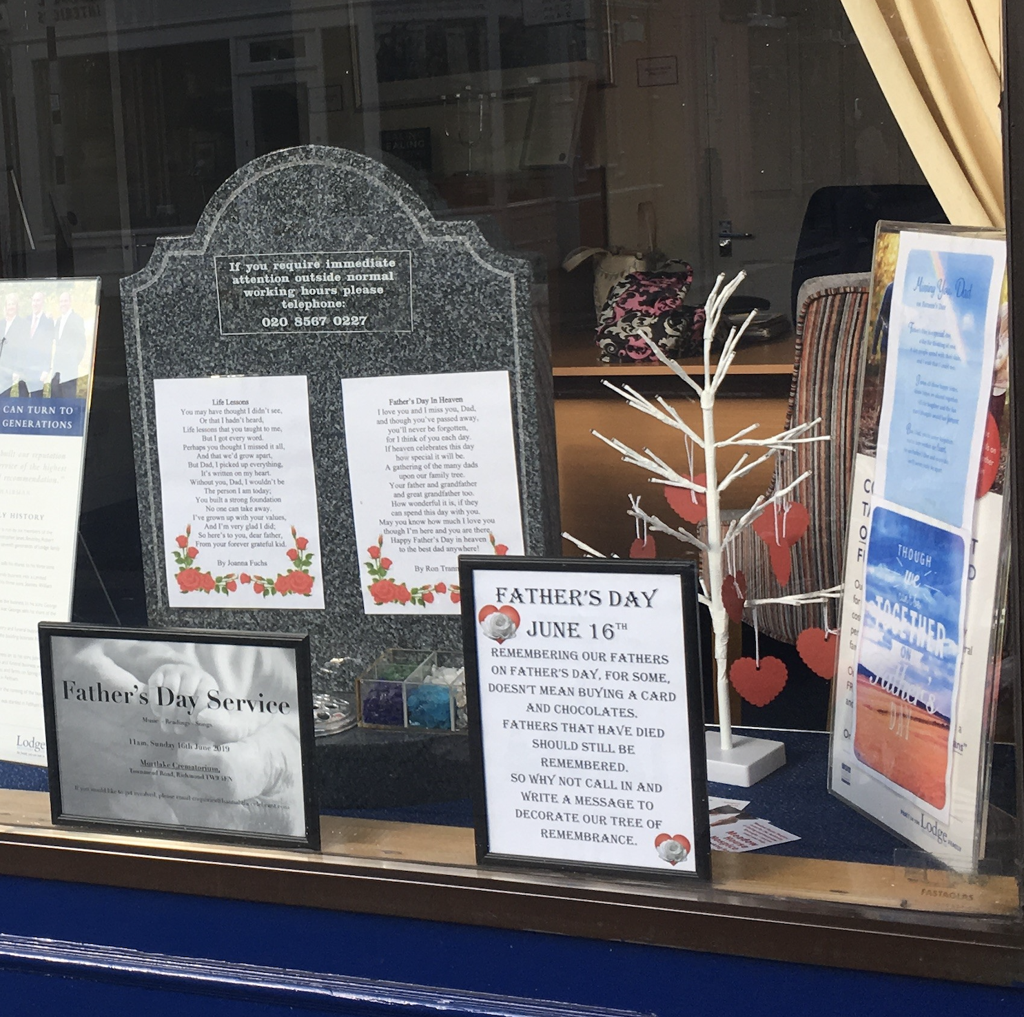 Fathers’ Day Remembrance Tree at Ealing Branch