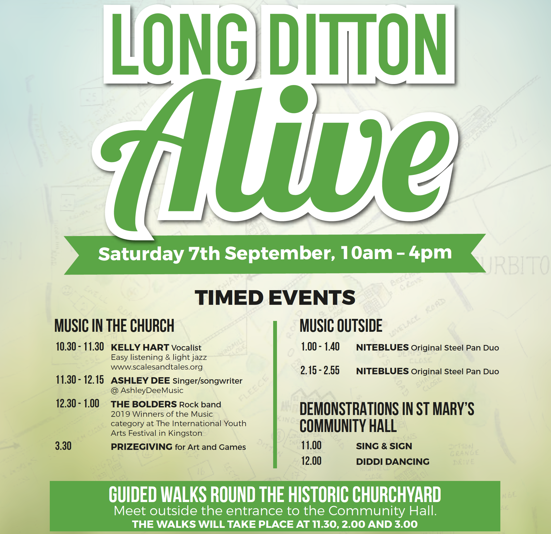 ‘Long Ditton Alive’ at St Mary’s Church – Sat 7th September