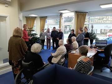 Christmas Tree Blessing Ceremony at Burpham Branch