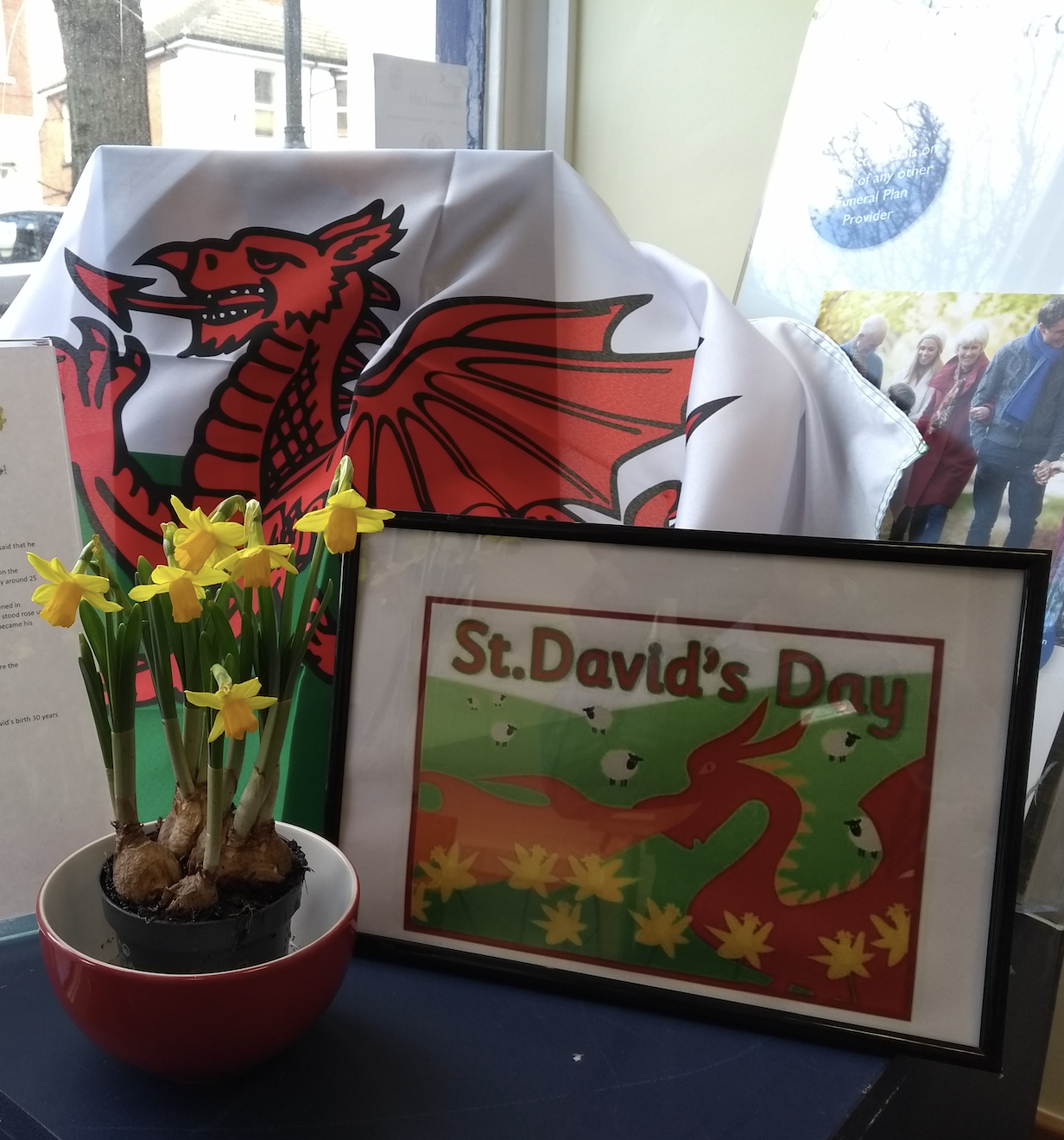 St David’s Day Display at Molesey Branch