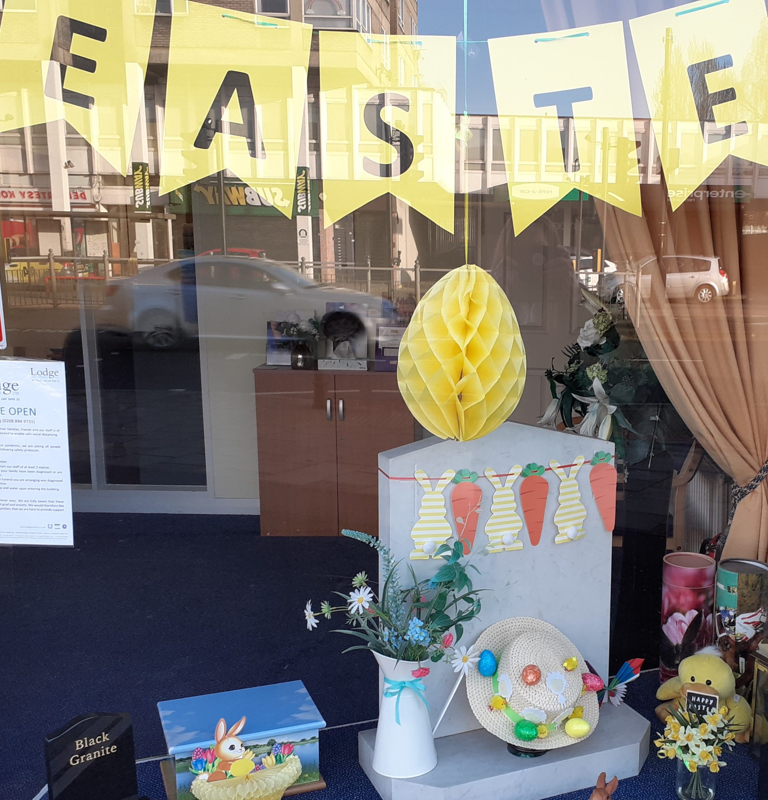 Hanworth Branch Easter Display