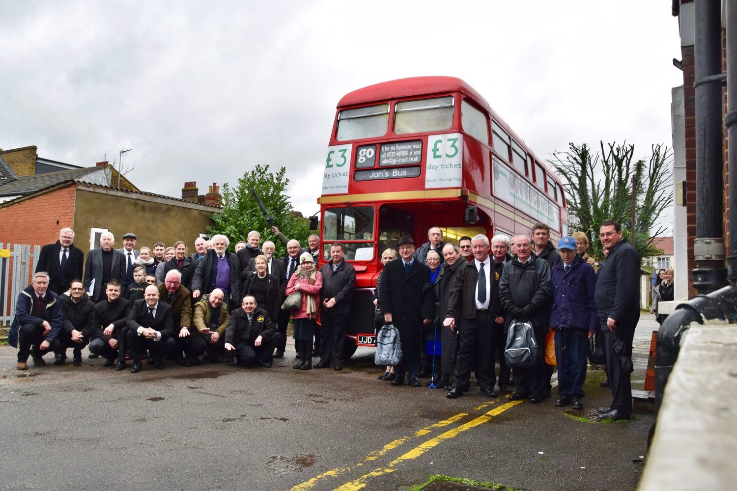 Transport Enthusiast Gets a Double Decker Send-Off