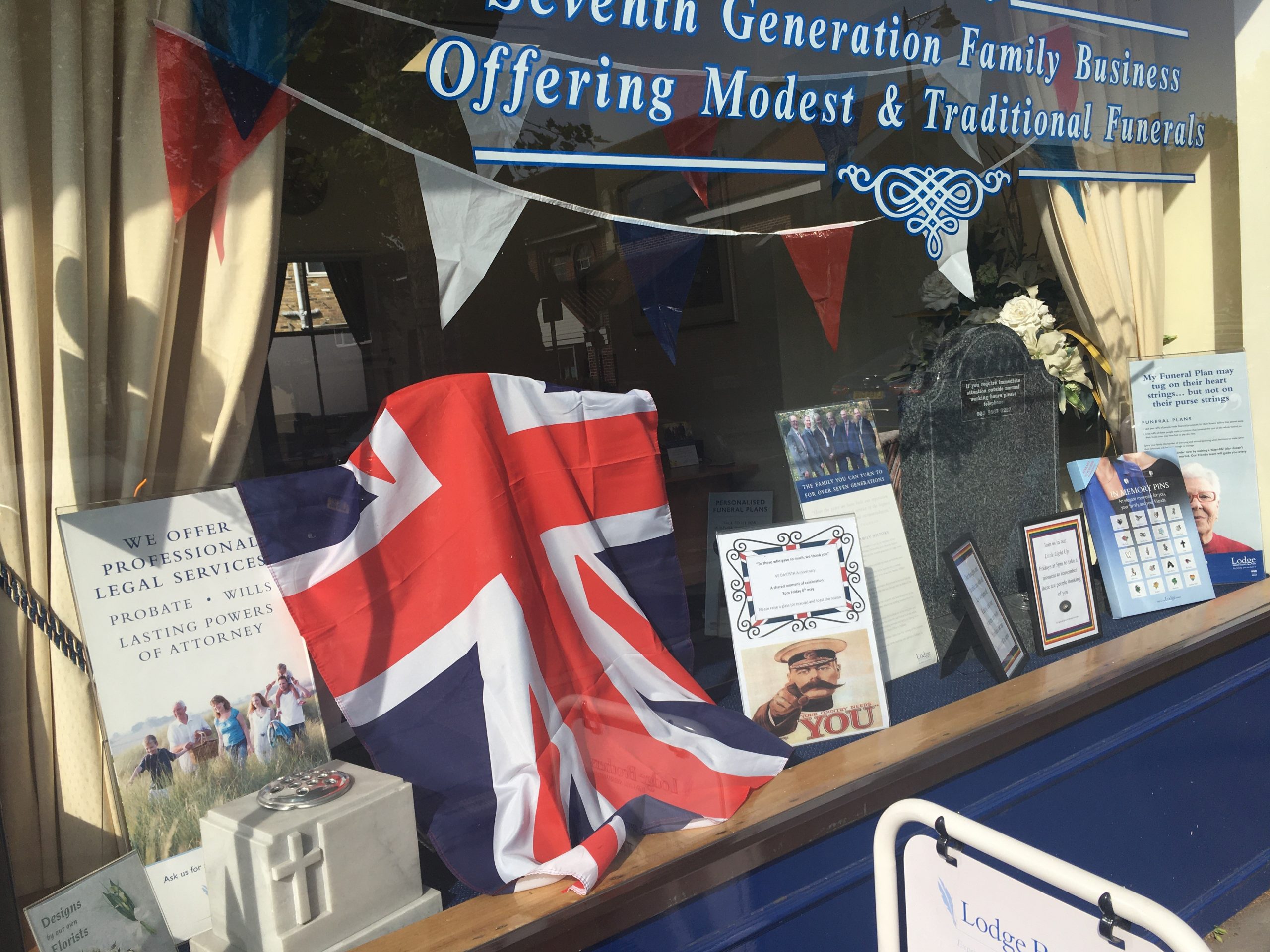 VE Day Display at Ealing Branch