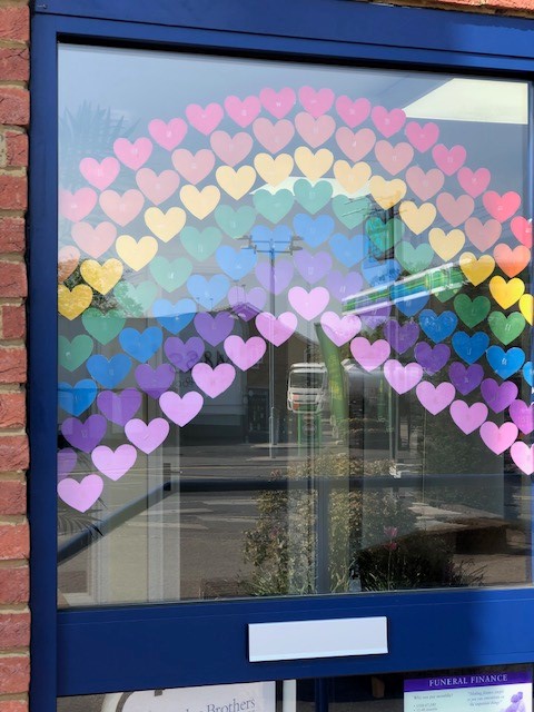 Lightwater Branch Supports the NHS Rainbow