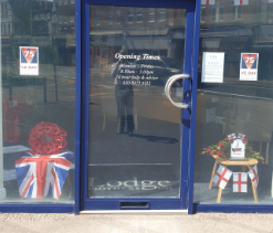 VE Day Display at New Malden Branch