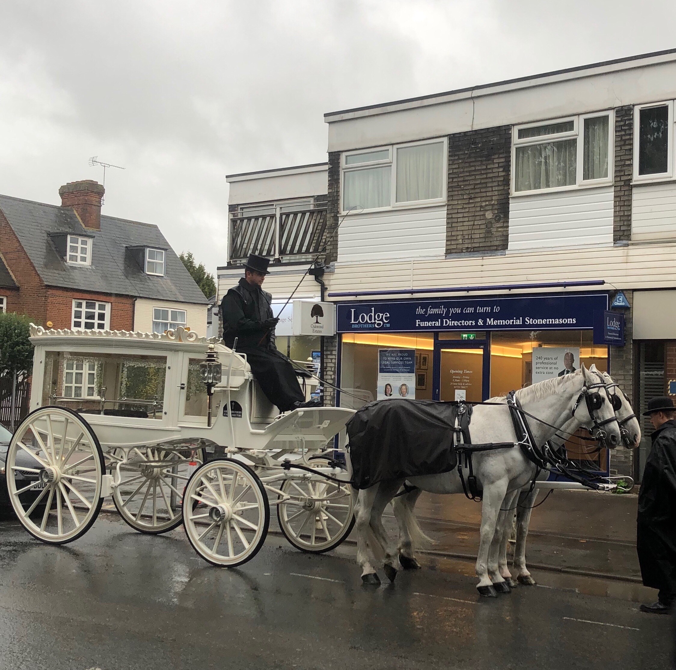 Horse Drawn Hearse from Langley Branch