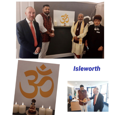 Isleworth Hindu Chapel Blessing