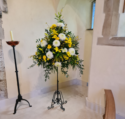 Bedfont Office Donates Floral Tribute to Local Church